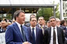 POLITICA - Il premier Renzi a Settimo Torinese visita l'Oreal
