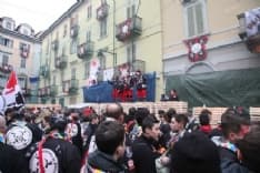 IVREA - GLI ARANCERI DELLA MORTE VINCONO IL CARNEVALE - FOTO
