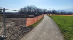 CASTELLAMONTE - Partiti i lavori per la realizzazione del canale scolmatore - FOTO