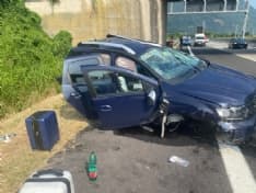 IVREA-QUINCINETTO - Brutto incidente sulla Torino-Aosta: mamma e figlia di nove anni ferite - FOTO