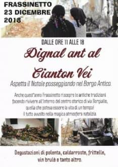 FRASSINETTO - Torna per il secondo anno «Dignal ant al cianton vei»