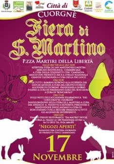 CUORGNE' - Grande successo per la tradizionale Fiera di San Martino in piazza Martiri