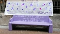 CANAVESE - «Le panchine viola della gentilezza non si comprano, ma si costruiscono insieme»