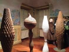 RIVAROLO - Inaugurata la mostra "E' materia nello spazio" di Luigi Farina - FOTO