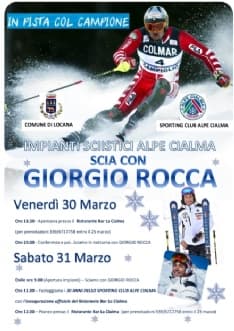 SCI - All'Alpe Cialma di Locana super ospite il campione Giorgio Rocca