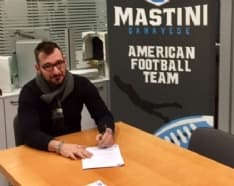 FOOTBALL AMERICANO - Simone Paschetto entra nel progetto dei Mastini Canavese