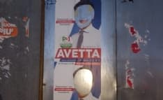 RIVAROLO - Vandalizzati i manifesti dei candidati con Chiamparino