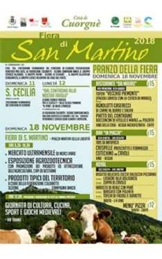 CUORGNE' - Torna il tradizionale appuntamento con la Fiera di San Martino