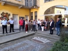 CASTELLAMONTE - L'ultimo saluto all'ex comandante della Polizia locale Franco Oberto - FOTO