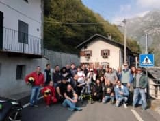INGRIA - Motori, castagne, solidarietà: raccolti più di mille euro per il piccolo Gioele - FOTO