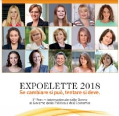 SAN GIORGIO - Torna Expoelette, forum delle donne al governo della politica e dell'economia