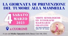 CUORGNE'-BRANDIZZO - Visite senologiche ed ecografie mammarie gratuite