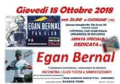 CICLISMO - Una serata speciale per conoscere Egan Bernal