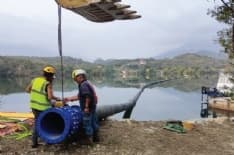 IVREA - Via fosforo e inquinanti dal lago Sirio: così non sarà più infestato dalle alghe - VIDEO