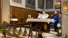 VALPERGA - Belmonte in festa: benedette le cinque nuove campane del Santuario