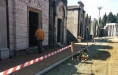 CANAVESE - Depredati i cimiteri di Castellamonte e San Colombano Belmonte - FOTO