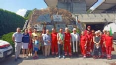 CUORGNE' - Inaugurata una lapide in ricordo dei volontari della Croce Rossa Italiana - FOTO