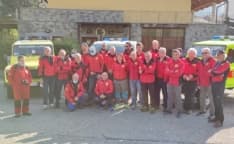 PONT CANAVESE - Inaugurato il nuovo mezzo del soccorso alpino - FOTO
