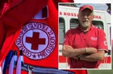 SAN GIORGIO CANAVESE - Ultimo commosso saluto a Giorgio Roffina, storico centralinista della Croce Rossa