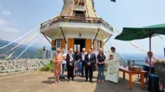 FORNO CANAVESE - Taglio del nastro per il Mulino Val, uno dei simboli del Canavese - FOTO