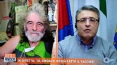 CASTELLAMONTE - Vaccino al sindaco, Mazza in tv su Rete 4. Mauro Corona lo sbeffeggia: «Uno Schettino di terraferma»