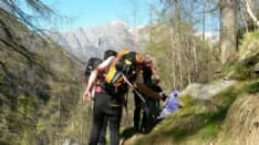INGRIA - Escursionista disperso in Valle Soana: pronto intervento dei volontari del soccorso alpino - FOTO
