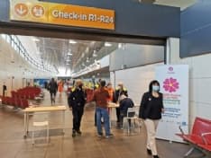 CASELLE - Operativo il nuovo maxi punto vaccinale dell'aeroporto: si trova nello Ski Terminal di Torino Airport - FOTO