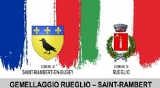 RUEGLIO - Tutto pronto per il gemellaggio con il Comune francese di Saint Rambert en Bugey