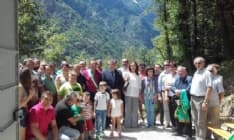 LOCANA - Taglio del nastro per la nuova centralina idroelettrica