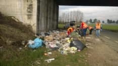 LEINI - Contro i soliti maiali intervengono i volontari - FOTO