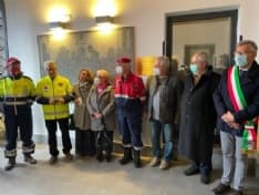 CHIVASSO - Collocata a Palazzo Einaudi «La Vaccinazione» in pietra