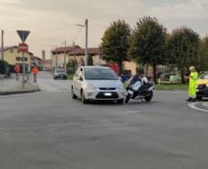 BOSCONERO - Incidente tra scooter e auto, disagi e lunghe code sulla «460» - FOTO