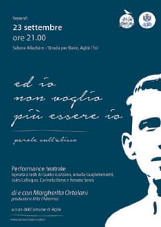 AGLIE' - Artisti di fama internazionale per Guido Gozzano