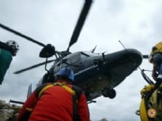 BAVIERA - Impresa del Soccorso Alpino: speleologo salvo - FOTO