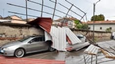 CANAVESE - Nubifragio violento scoperchia case e abbatte alberi a Rivarolo, Favria e Ozegna - FOTO