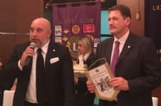 CASTELLAMONTE - Il commosso ricordo del Lions per Carlo Sunino