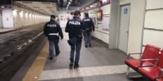 RIVAROLO CANAVESE - Controlli della polizia ferroviaria in stazione