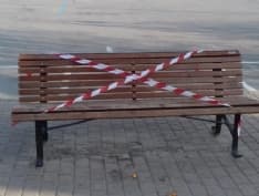 CUORGNE' - Coronavirus, panchine «sbarrate» per evitare assembramenti