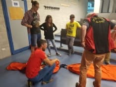 IVREA - Gli studenti di infermieristica a «lezione» dal Soccorso Alpino