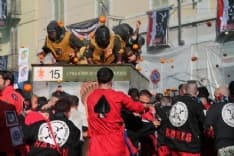 CARNEVALE IVREA - Battaglia delle Arance, seconda giornata: 131 contusi, otto al pronto soccorso
