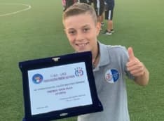 BORGARO - Ammette il fallo e fa annullare il gol, al giovane calciatore Mirco il premio Fair Play - FOTO