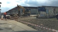 GIRO D'ITALIA IN CANAVESE -3 - A Rivarolo lavori in corso