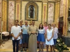 OGLIANICO - Passaggio di fedeli dalla Francia a San Francesco Benne