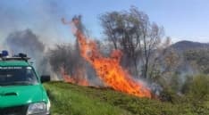 CANAVESE - Incendi boschivi, stato di massima pericolosità: divieto di accendere fuochi su tutto il territorio