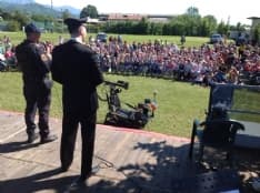 VALPERGA - Studenti «allievi» carabinieri per un giorno - VIDEO