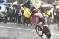 GIRO D'ITALIA - La crono dice sempre Roglic, la Rosa ancora Conti