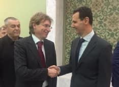 RIVAROLO - L'ex sindaco Bertot in Siria per incontrare Assad