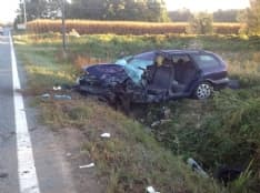 SAN GIUSTO CANAVESE - Terribile incidente sulla provinciale per Foglizzo: un uomo gravissimo - FOTO E VIDEO