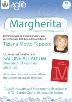 AGLIE' - La storia di Tiziana Motto diventa un libro