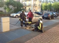 CASTELLAMONTE - Esplosione nei garage: paura in via Buffa - VIDEO